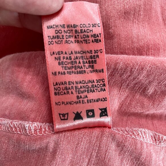 Anthropologie Sundry 1 Maxi Dress Small Pink Tiered Peasant Ruffle Short Sleeve - Picture 11 of 12